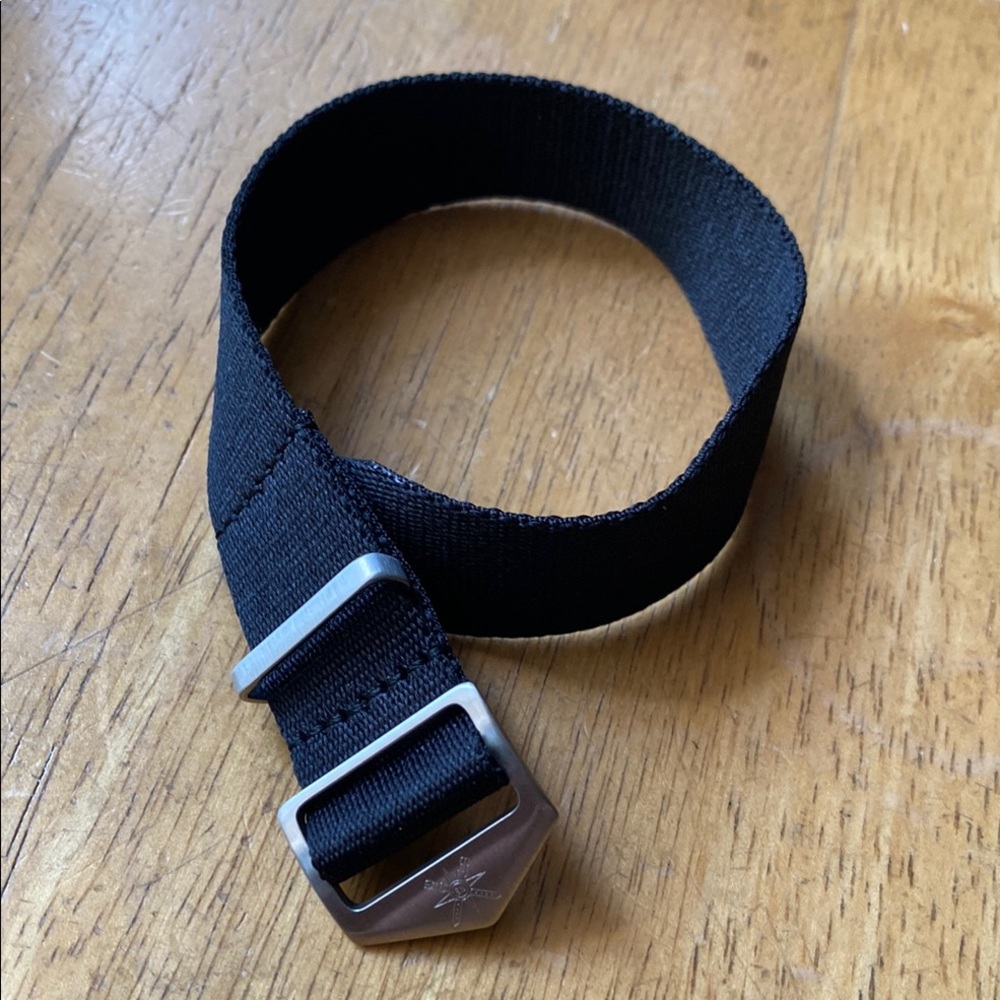 SEAL Strap Black watch band 22mm
